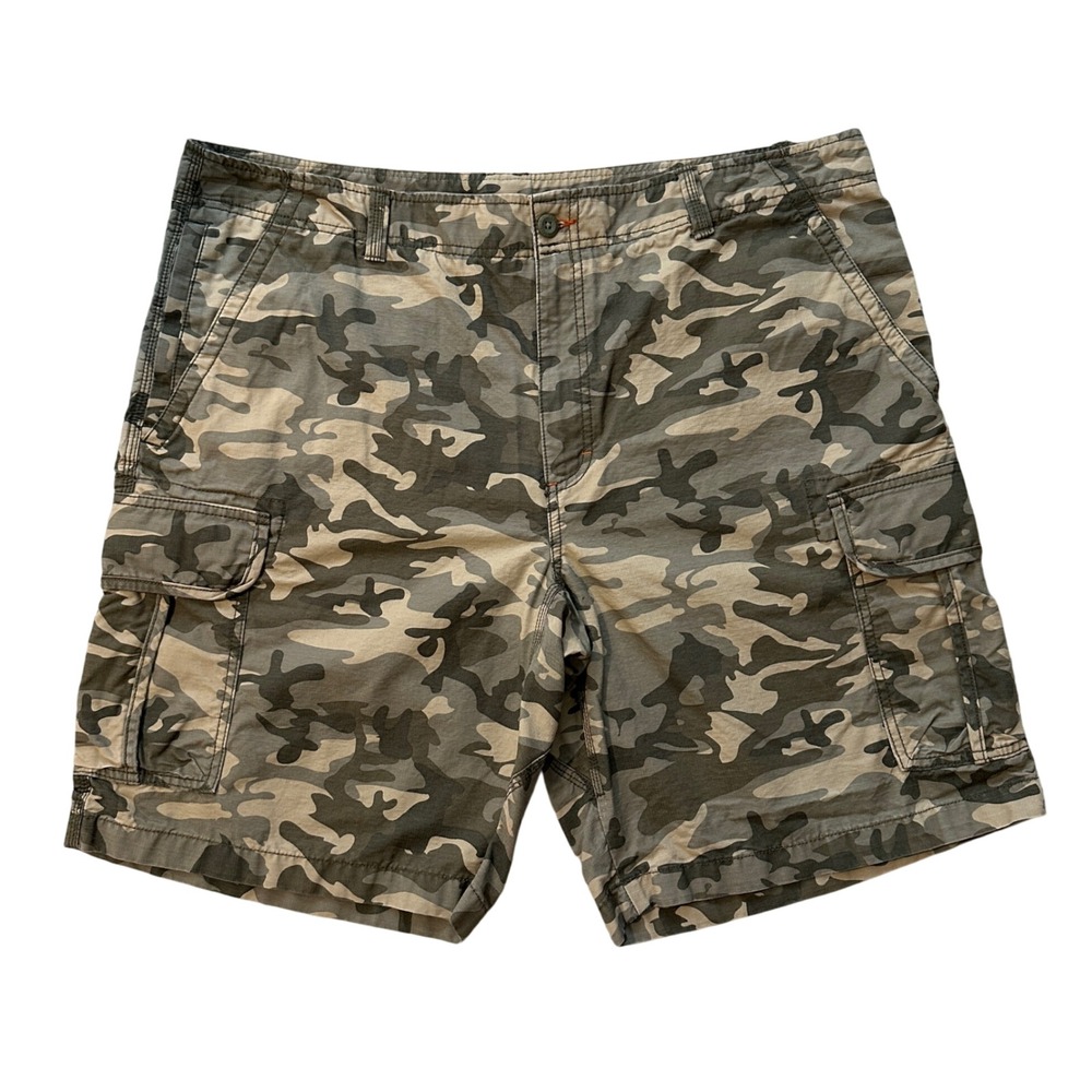 L.L.Bean Camo Cargo Shorts Natural Fit Casual Outdoor Mens‎ 42W
